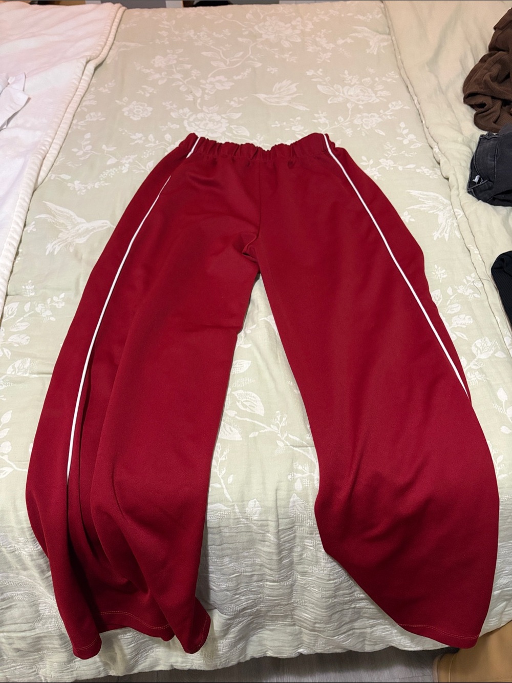wild fable Red Track Pants with White Piping
